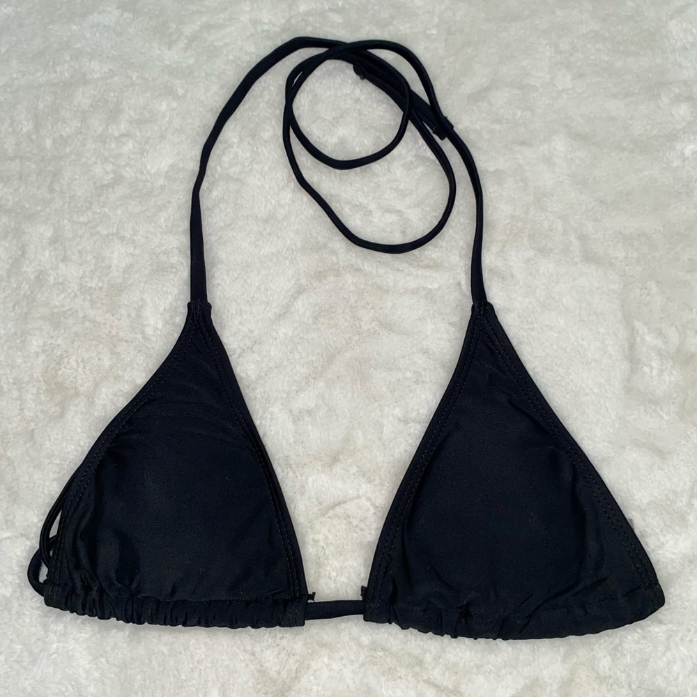 Black Triangle Bikini Top